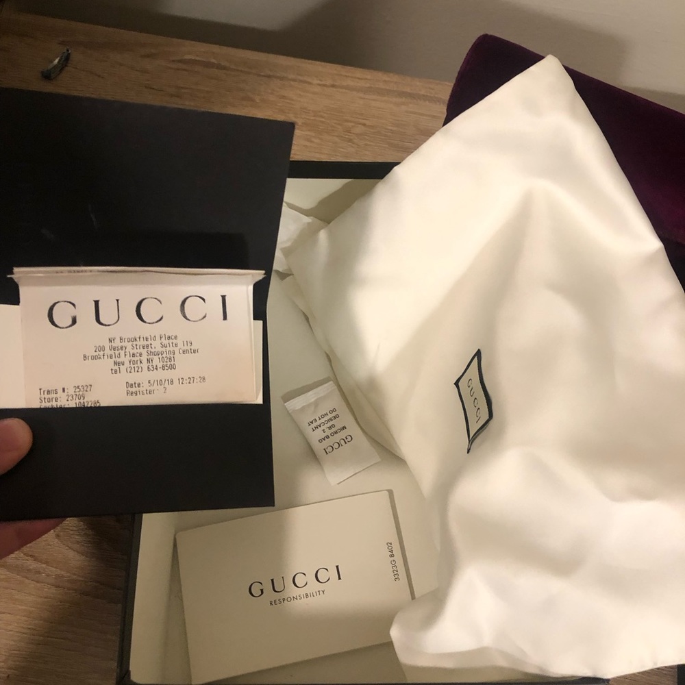 Gucci super mini Dionysus in Bordeaux velvet - Picture 8 of 12